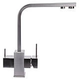Змішувач для кухні Globus Lux LAZER GLLR-0111-8-STSTEEL під осмос, фото 2
