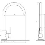 Змішувач для кухні MixMIRA WIEN MS2-203S-MOD-BB, фото 4