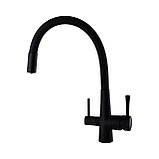 Змішувач для кухні під осмос Globus Lux LAZER GLLR-0903-10-BB, фото 3