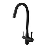 Змішувач для кухні під осмос Globus Lux LAZER GLLR-0903-10-BB, фото 5