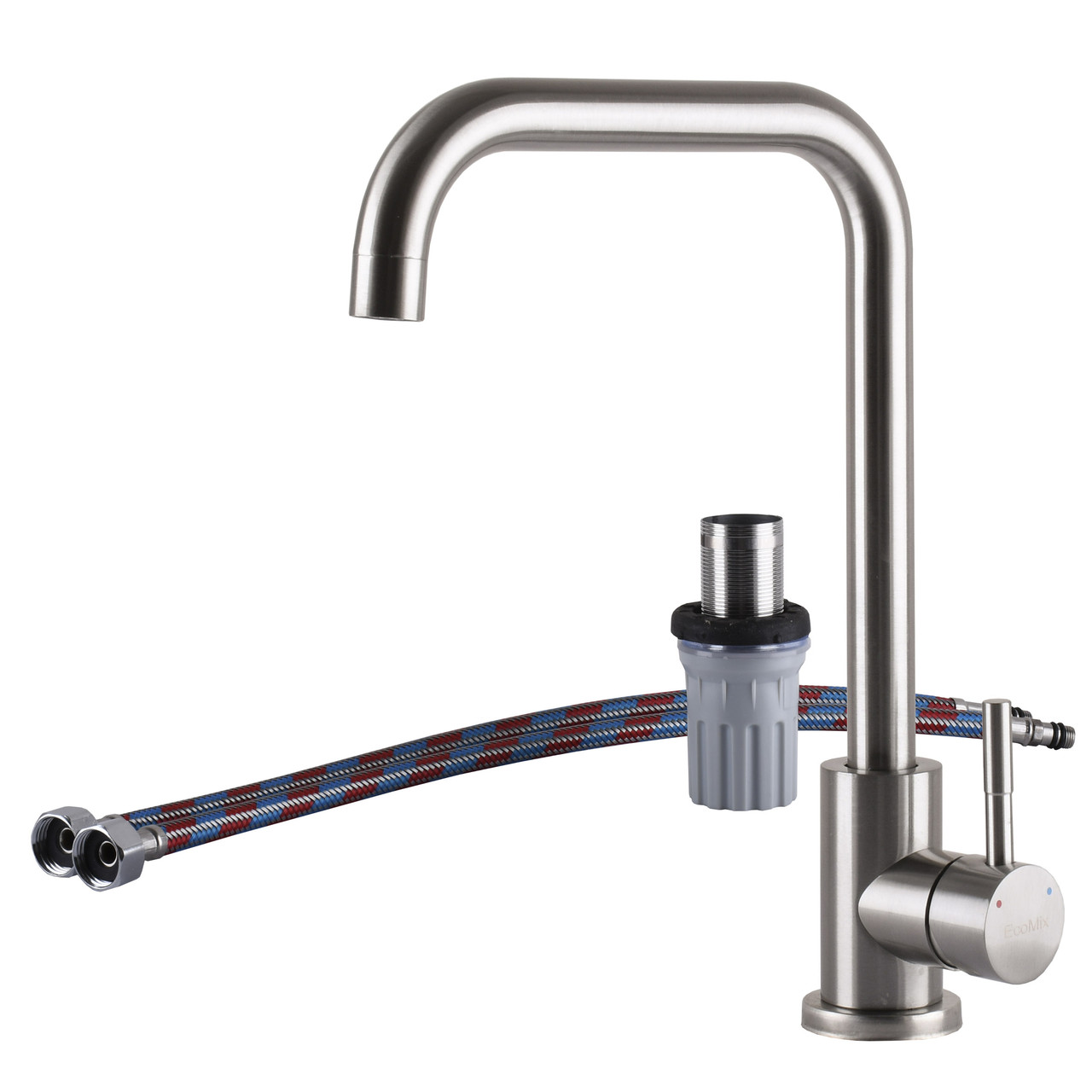 Змішувач для кухні EcoMIX ALPEN AISI-203L, фото 1