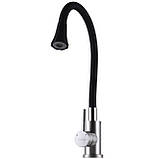 Змішувач для кухні Globus Lux Alpen SBT1-203SA-B01, фото 4