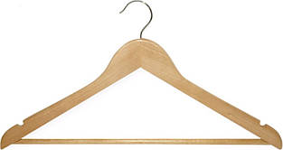 Вішалка для одягу York 067500 дерев'яна 1 шт