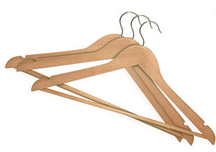 Вішалка для одягу York 067510 дерев'яна 3 шт