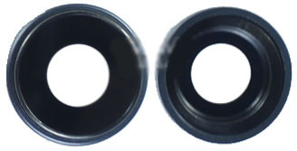 Скло камери iPhone XR (з обідком) Black, фото 1