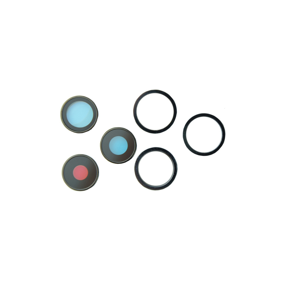 Скло камери iPhone 13 Pro / iPhone 13 Pro Max (комплект 3шт) Sierra Blue, фото 1