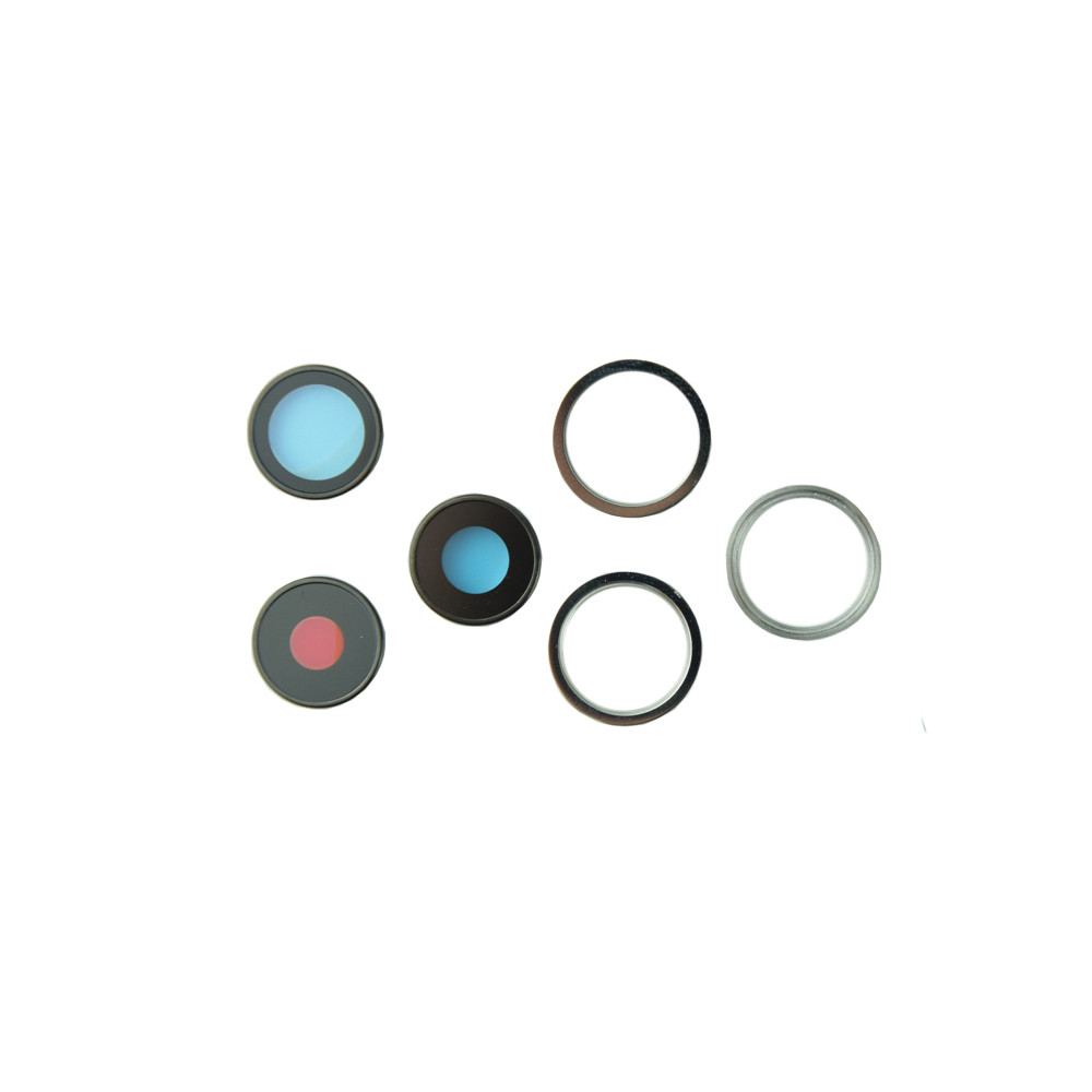 Скло камери iPhone 13 Pro / iPhone 13 Pro Max (комплект 3шт) Silver, фото 1