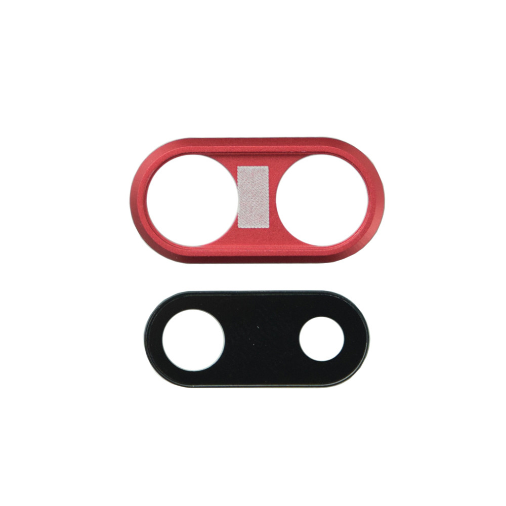 Скло камери iPhone 8 Plus (з обідком) Red, фото 1