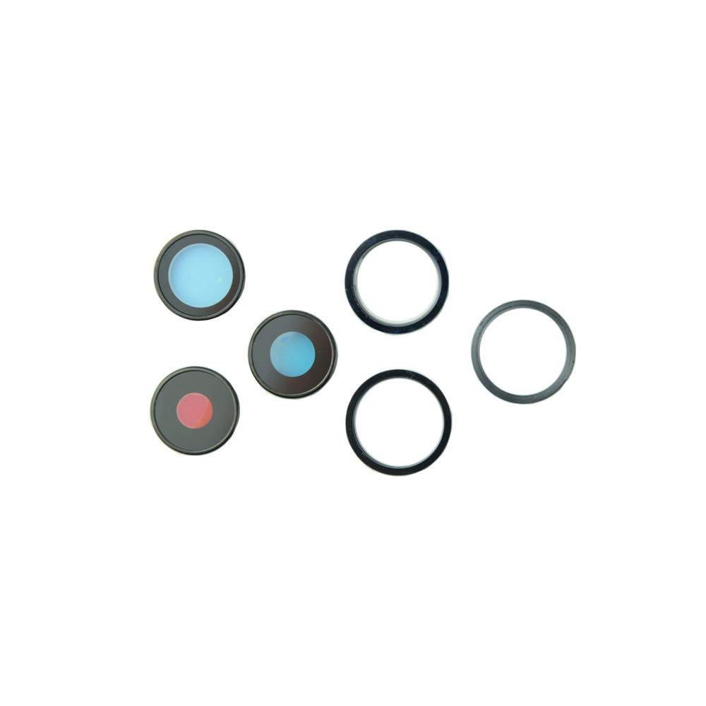 Скло камери iPhone 13 Pro / iPhone 13 Pro Max (комплект 3шт) Graphite, фото 1