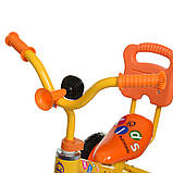 Триколісний дитячий велосипед Bambi з EVA колесами та регульованим сидінням (1,5–3 роки), фото 3