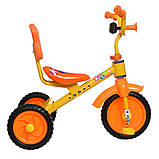 Триколісний дитячий велосипед Bambi з EVA колесами та регульованим сидінням (1,5–3 роки), фото 5