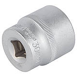 Насадка шестигранна коротка 1/2" 30 мм CrV mid SIGMA (6071301), фото 4