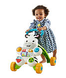 Музичні ходунки каталка Fisher Price Зебра Learn With Me Zebra Walker, фото 2