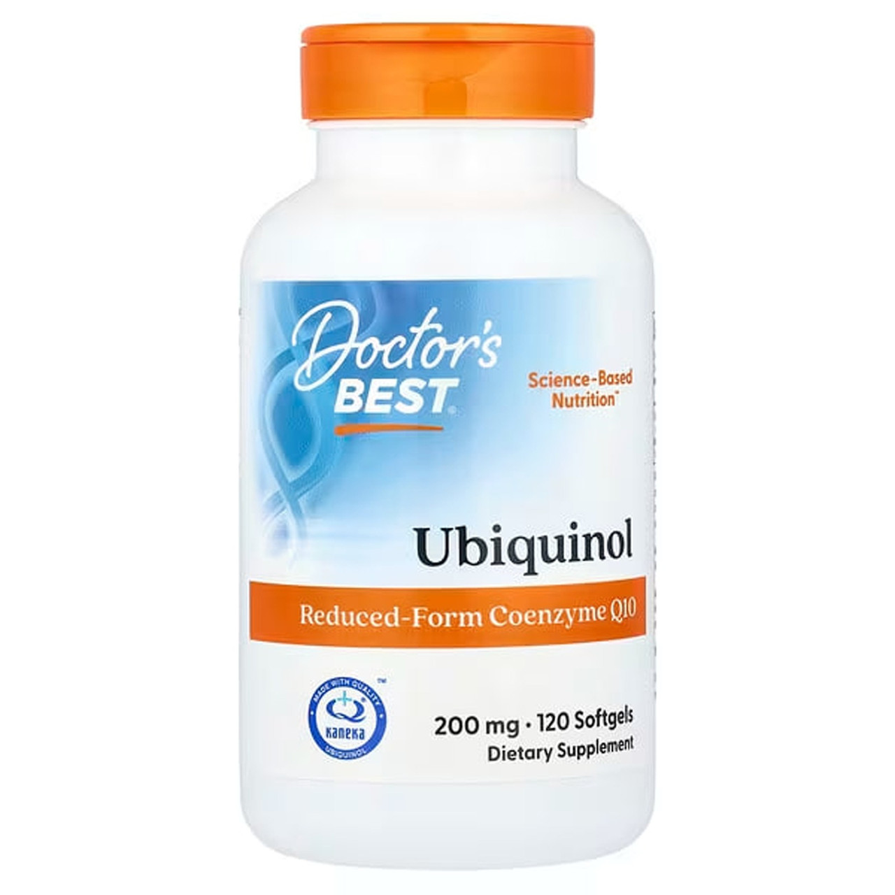 Коензим Q10, Убіхінол, Ubiquinol, Doctor's Best, 200 мг, 120 капсул