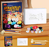 Розвиваючий набір для розкопок Кольорові кристали від Obetty, фото 3