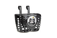 Кошик дитячий пластиковий на кермо ONRIDE Pony Maxi чорний для велосипедів 16-20"