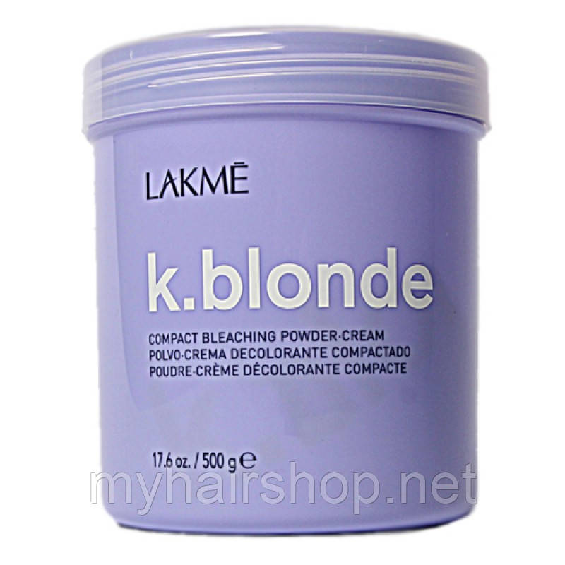 Компактна знебарвлювальна крем-пудра LAKME K.Blonde Compact Bleaching Powder Cream 500 г