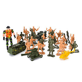 Дитячий набір солдатиків Bambi CY4149B-B, військова техніка, з транспортом, Toyman