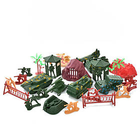 Дитячий набір солдатиків Bambi 2069D-1 військова техніка, з транспортом, Toyman