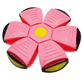 Летючий трансформерний м'яч Bambi 1002-3(Pink) світиться, Toyman