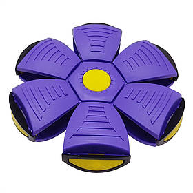 Летючий трансформерний м'яч Bambi 1002-3(Dark-Violet) світиться, Toyman