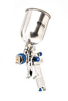 Фарбопульт пневматичний MASTERTOOL HVLP GLAZE ВАЛБ 600 мл Ø 1,4 мм круглий/плоский факел 150-220 л/хв 3-4