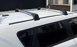 Перемички в штатні місця під ключ WingBar (2 шт) Сірий для Mercedes E-сlass W124 1984-1997 рр