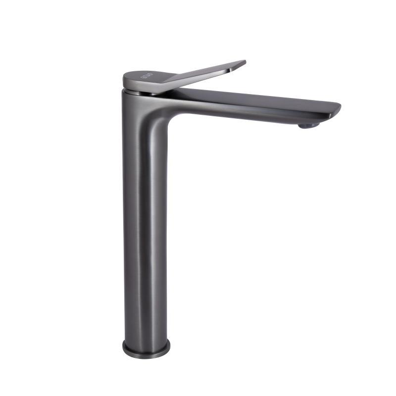 Змішувач для раковини Qtap Presto високий QTPRE269GRP45582 Graphite, фото 1