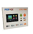Автомагнітола PERVOI CTC-7880 з Bluetooth, 7-дюймовий 1DIN Android флеш пам'ять 4+64G carplay, фото 4