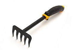 Граблі садові MASTERTOOL 5 зубців 300х95 мм із двокомпонентною ручкою 14-6174