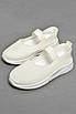 Мокасини дитячі білого кольору текстиль 203116T Безкоштовна доставка, фото 2