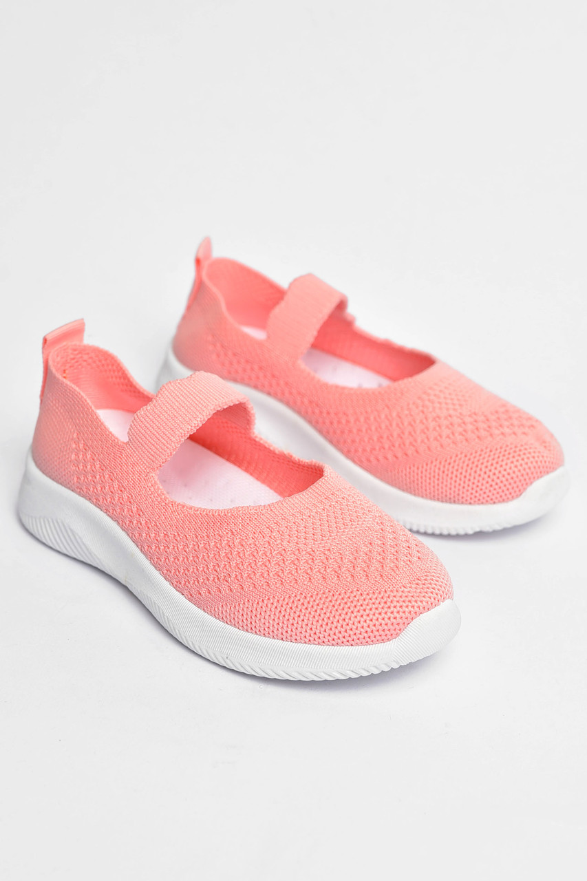 Мокасини дитячі рожевого кольору текстиль 203108P, фото 1
