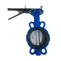 Затвор міжфланцовий "батерфляй" 3" корпус чавун (GGG50) диск чавун (GGG50) EPDM PN16 FLORA (5080204)