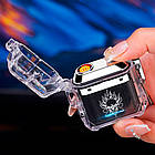 Запальничка usb + ліхтарик "Череп" у подарунковій упаковці US-779U2, фото 2