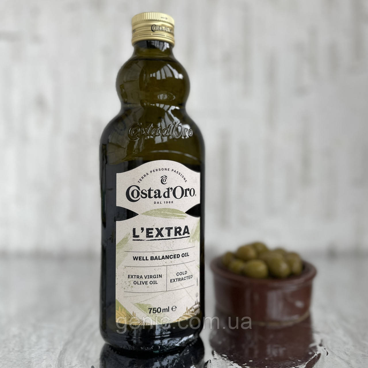 Оливкова олія Costa d'Oro Extra Virgin, 0,75л