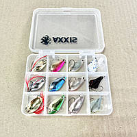 Набір приманок (блешень) для спінінга (метал) 12 шт ax-1248