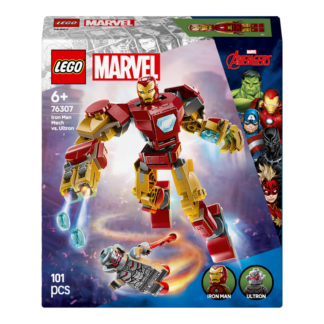 Конструктор LEGO Super Heroes Робот Залізної Людини проти Альтрона 76307