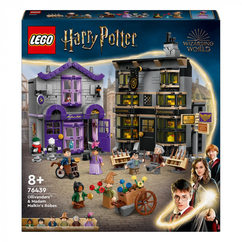 Конструктор LEGO Harry Potter Магазини Олівдера та мантій від Мадам Малкін 76439