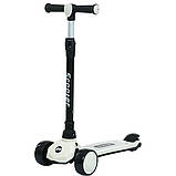 Самокат триколісний Prof1 чорний JR3-124-B, фото 2