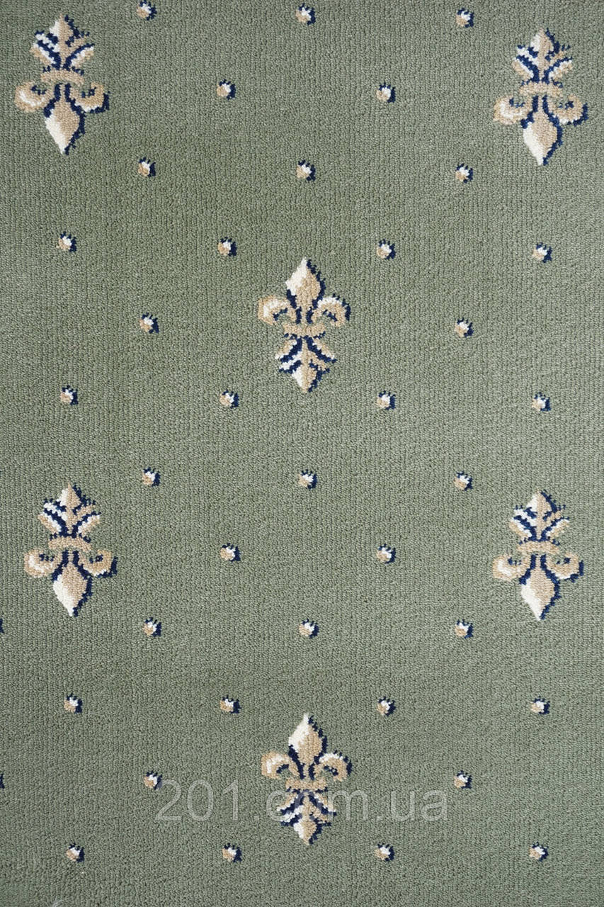 Комерційний ковролін Moldabela Atlas 8928-41366 зелений - ширина 4 метри, фото 1