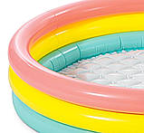 Басейн дитячий надувний Intex 147 х 33 см захід сонця 57422, фото 3