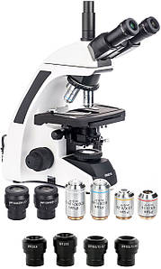 Sigeta Biogenic 40x-2000x Led Trino Infinity | Лабораторний біологічний мікроскоп для проведення професійних досліджень