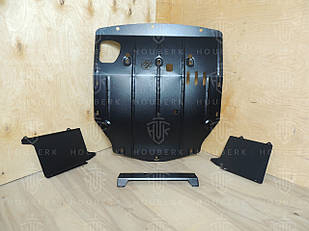 Захист радіатора двигуна та КПП Jeep Compass 1 (MK) (2007-2017) /V: все/ {Рад, ДВС, КПП} КГМ