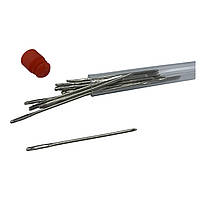 Набір голок з тупим кінцем та великим вушкам 53 мм 10 шт для валяння, голка для рукоділля