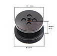 Об'єктив камери відеоспостереження Wirue 3.7mm M12 Button, фото 6