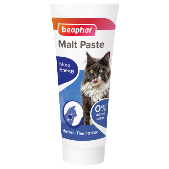 Паста Beaphar Malt Paste для виведення вовни у кішок, 25г