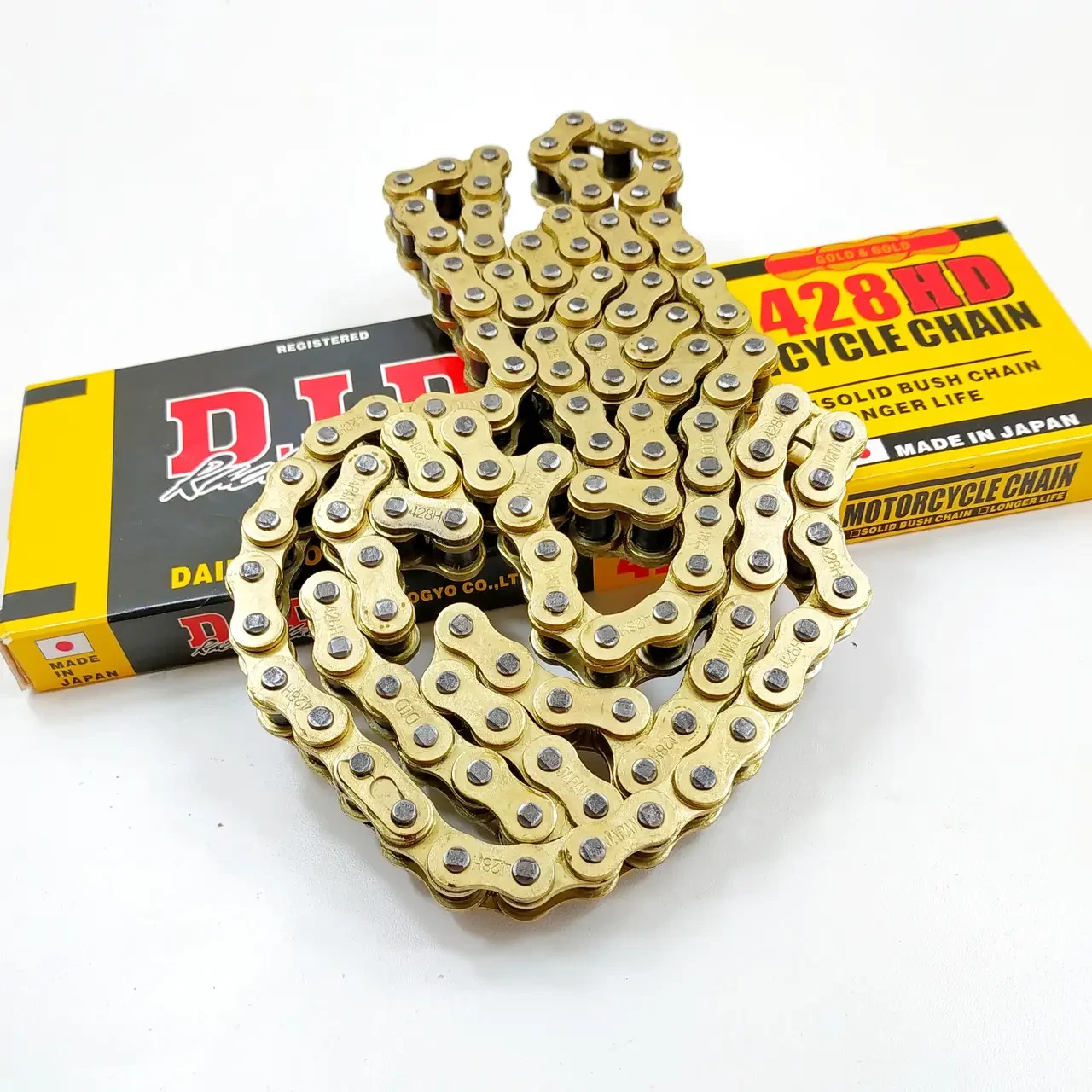 Ланцюг 428-128L GOLD золотий DID (H)