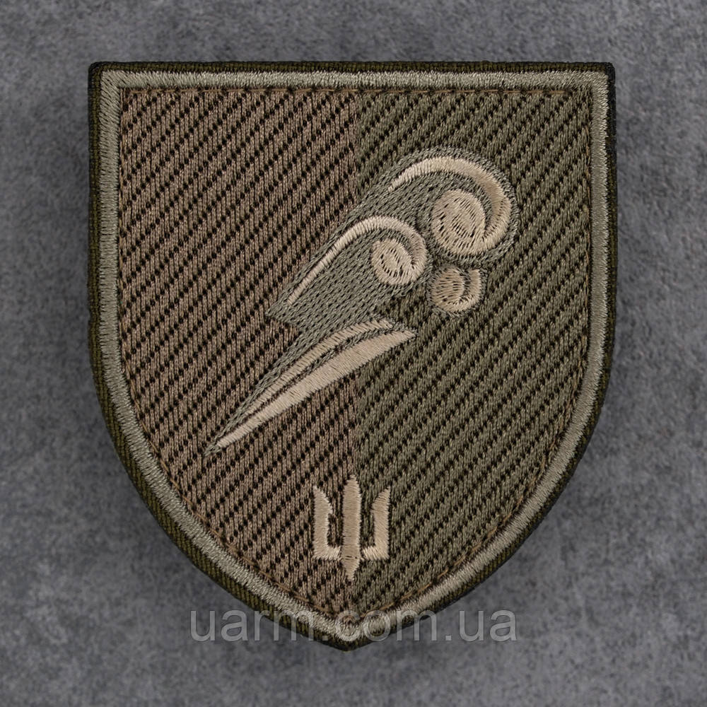 Шеврон 7 зенітно-ракетний дивізіон МП олива, фото 1