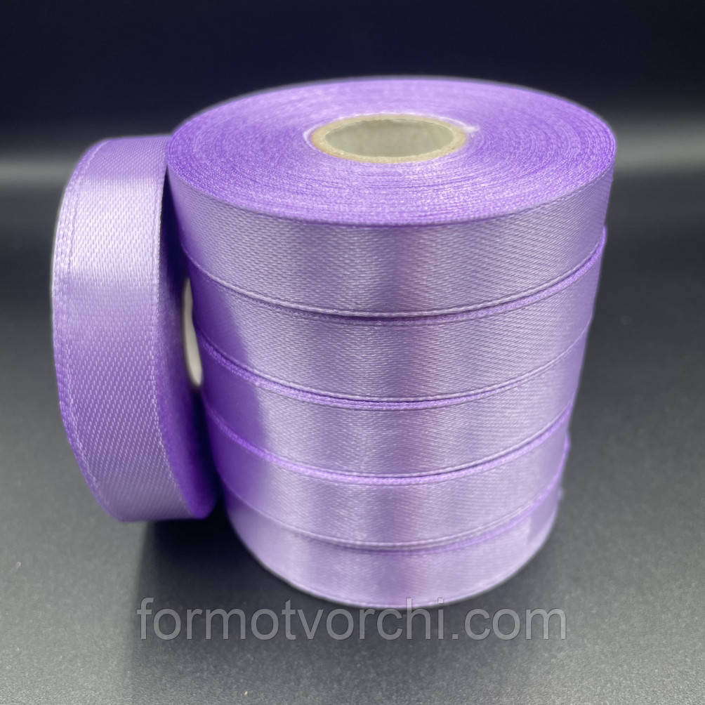 Стрічка атласна 1,2 см "Лаванда"