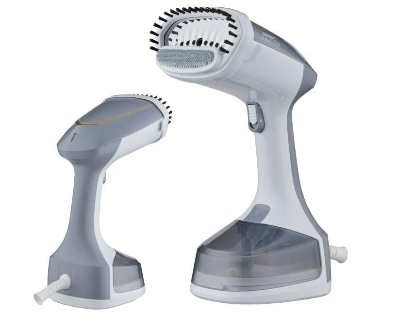 Відпарювач для одягу вертикальний Сірий Zepline ZP-204 з неіржавкої сталі 2200 Вт